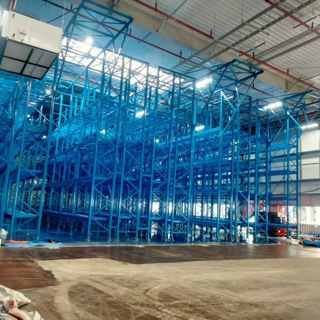Double deep stacking rack project. 
WhatsApp : +86 18018989688