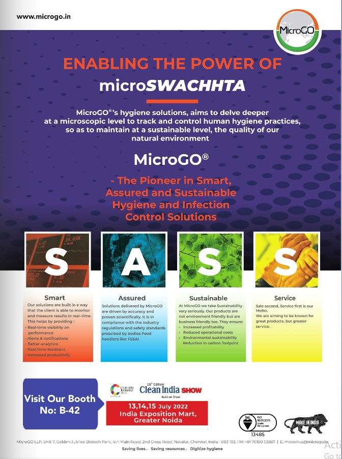 Micro_GO's tweet photo. Enabling the power of #microSWACHHTA building on the principles of SASS.
.
.
MicroGO is proud to be associated with #cleanindiajournal, We would like to #thankyou for your support.
.
.
https://t.co/1JqgpR2Le5 & https://t.co/hluizioaPi https://t.co/APsOskBtz2