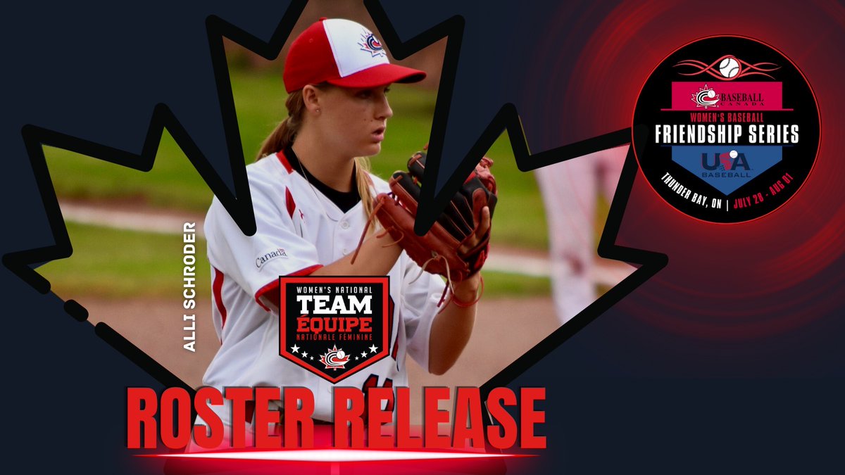 NEWS: <a href="/baseballcanada/">Baseball Canada 🇨🇦⚾️</a> announces Friendship Series roster 

Four Ontario players were named to the 2022 roster including Reese Velocci, Mia Valcke, Mena Florio, and Emma Carr!

More Details ➡ bit.ly/3Bo2L7s

#OBAProud • #GrowingTheGame