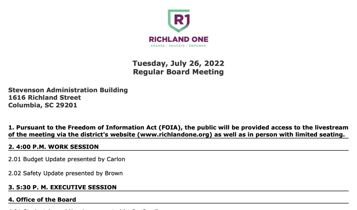 Robert Lominack for Richland One School Board tweet media