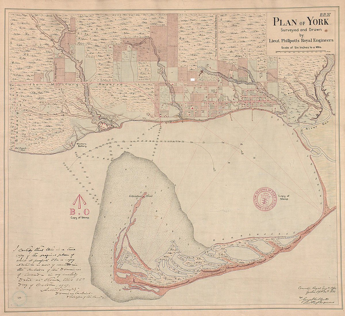 The “Lawn &amp; Border: The Grounds of Osgoode Hall” exhibit begins with a lay of the land. For most of its history, #OsgoodeHall was hemmed in by residential streets, but do you know what the area might have looked like before?