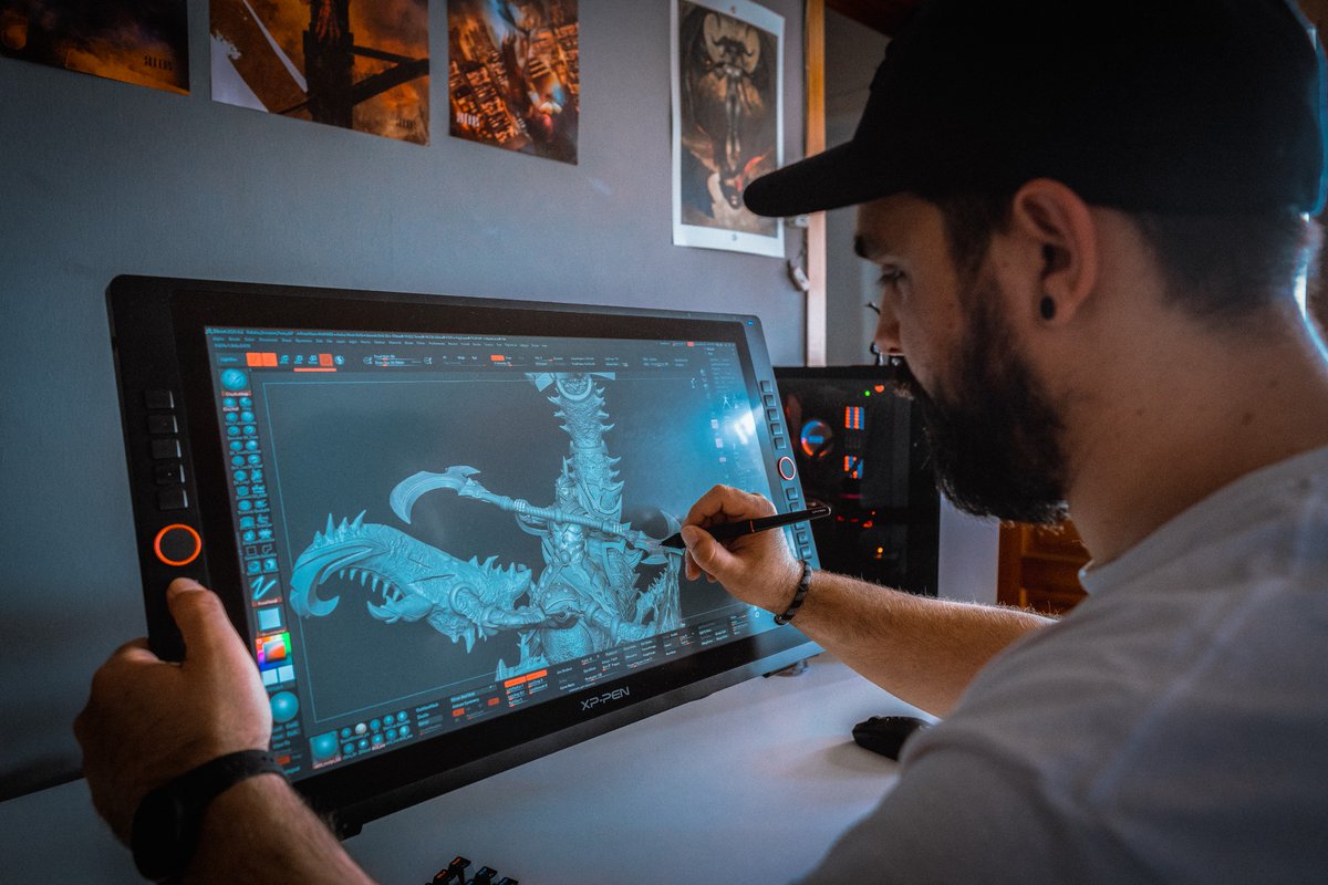 xppen_ph's tweet photo. 3D modeling artwork from @mike_avramis 😎😎
Gear: Artist 24 Pro 😍😍

Super cool! Professional artist works with professional gear. 🤓🤓

#xppenph #3dmodel #drawwithxppen #digitalart #3ddrawing #pendisplay #pentablet https://t.co/PFmYbnbkaE