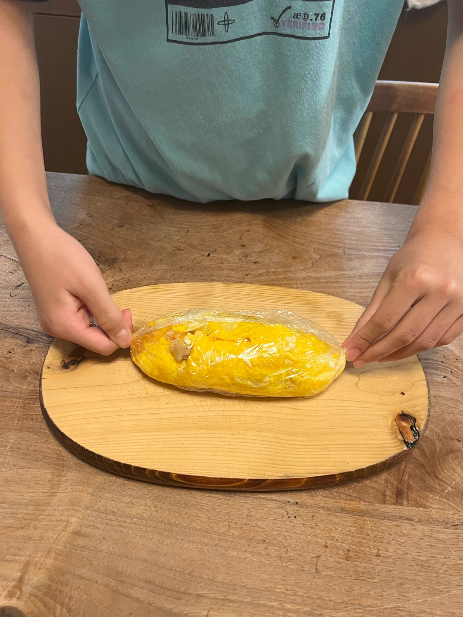 夏休みの目標は「1人でオムライスを作れるようになること」。最高のオムライスの出来上がり。