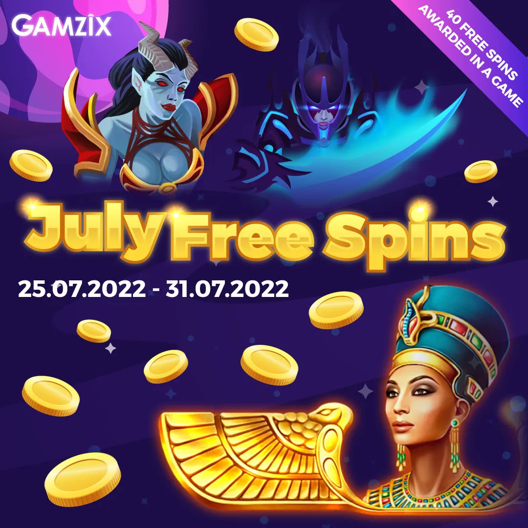 &#127817;&#127815;&#127819; Goddesses take over the world of Crashino, wealth and jewels are waiting for you to find and win them. Come and join FREE SPINS DAYS tournament by Gamzix to win free spins to play.

