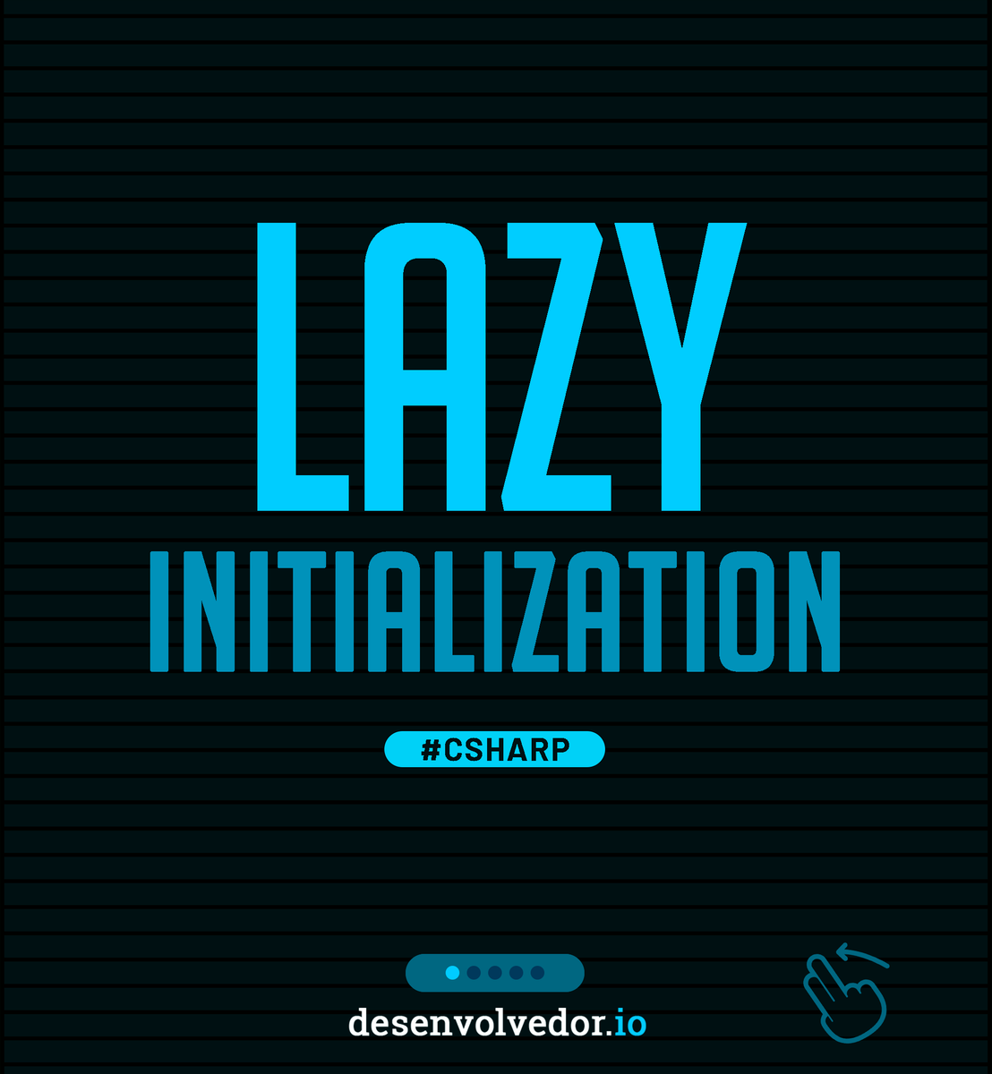 desenvolvedorio's tweet image. Você sabe o que é Lazy Initialization? Esse recurso do C# pode oferecer mais performance para sua aplicação economizando recursos em memória 📝🦾
Fonte: docs.microsoft.com/en-us/dotnet/f…
#desenvolvedorio #csharp #LazyInitialization #singleton