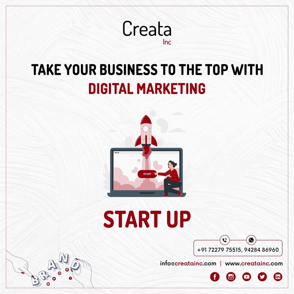 creata_inc's tweet photo. Digital Marketing
#branding #marketing #design #graphicdesign #logo #brand #digitalmarketing #business #socialmedia #advertising #socialmediamarketing #graphicdesigner #logodesigner #designer #entrepreneur #creative #brandidentity #logodesign #marketingdigital  #brandingdesign https://t.co/mW8A4KSySz