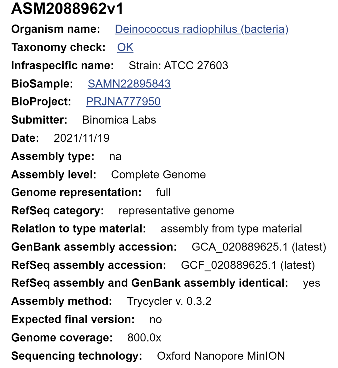 Still very much in disbelief that two degreeless heathens in a home lab with no formal training managed to produce a reference quality bacterial genome of a really hard-to-crack microbe and that our assembly is now THE representative genome of that organism. Amateur biology FTW!
