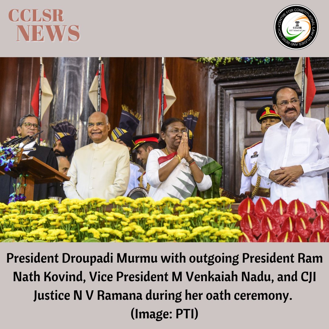 CclsrKiit's tweet photo. #cclsr #kiit #kiitschooloflaw #PresidentofIndia #Droupadi_Murmu https://t.co/Fm5cUycQBI