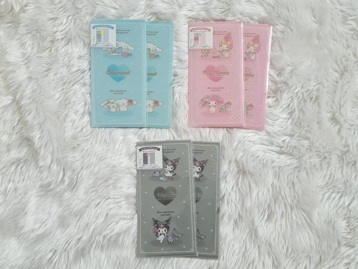 mnmmode's tweet photo. ꒰ พร้อมส่ง ꒱

🇯🇵 Sanrio Japan - Ticket Holder

🎟️ ที่เก็บตั๋ว บัตรคอนเสิร์ต ID Card ต่างๆ (ขนาด 10.5 x 0.1 x 20.5 cm หลังพับเก็บ)

♡ Cinnamoroll (2)
♡ My Melody (2)
♡ Kuromi (2)

💰 220฿
📮 ค่าส่ง 40/60฿
✉️ สั่งซื้อทาง DM

#ตลาดนัดsanrio #ตลาดนัดnct #ตลาดนัดnctdream https://t.co/ctXExtyApF
