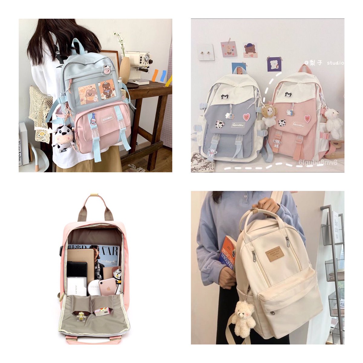 ✨ REKOMENDASI BAGPACK KOREAN STYLE BUAT KULIAH ✨