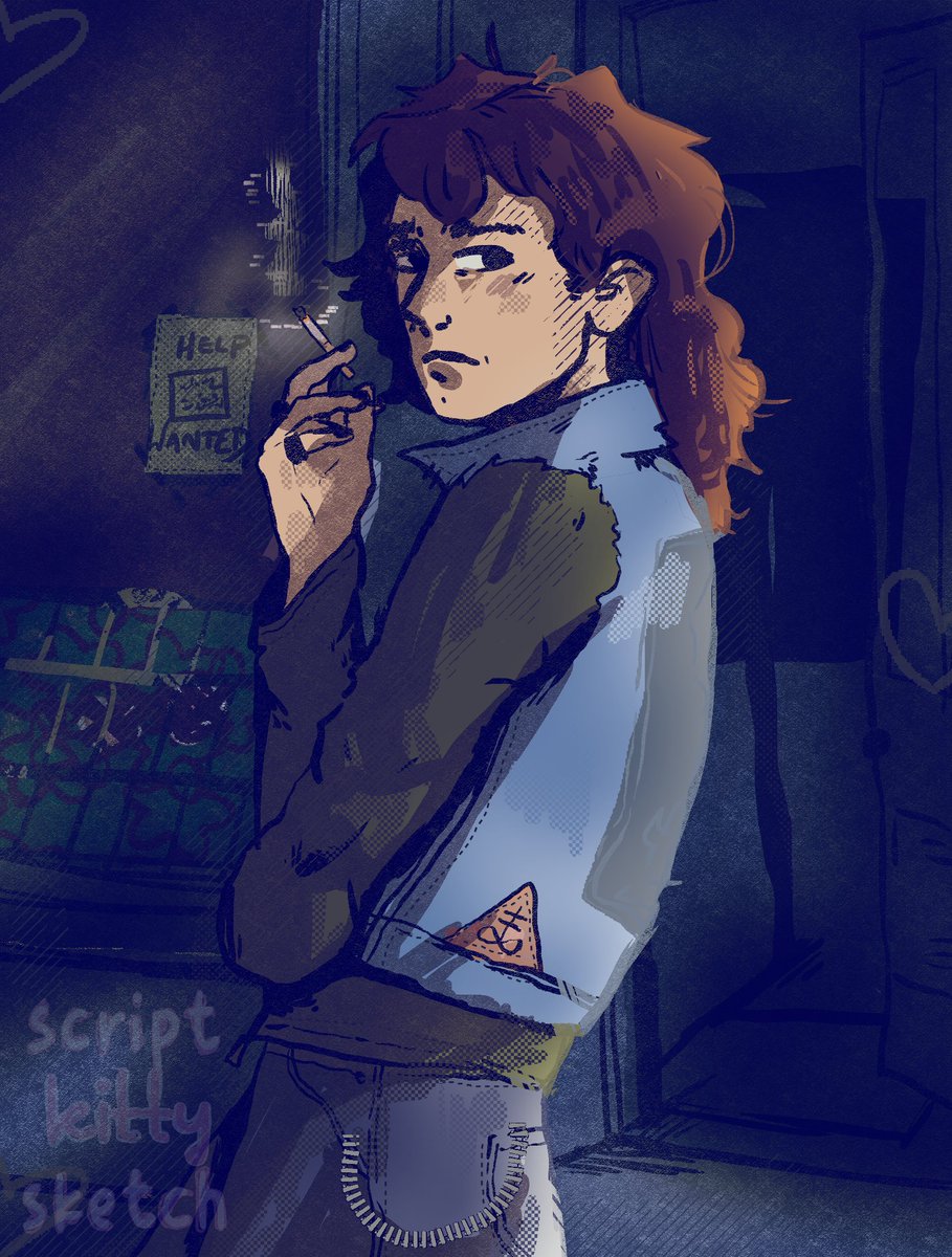 scriptkittysk's tweet photo. I literally can stop thinking about Eddie, what an icon #StrangerThings #strangerthingsseason4 #eddiemunsonfanart #eddiemuson https://t.co/mMwwMGag7m