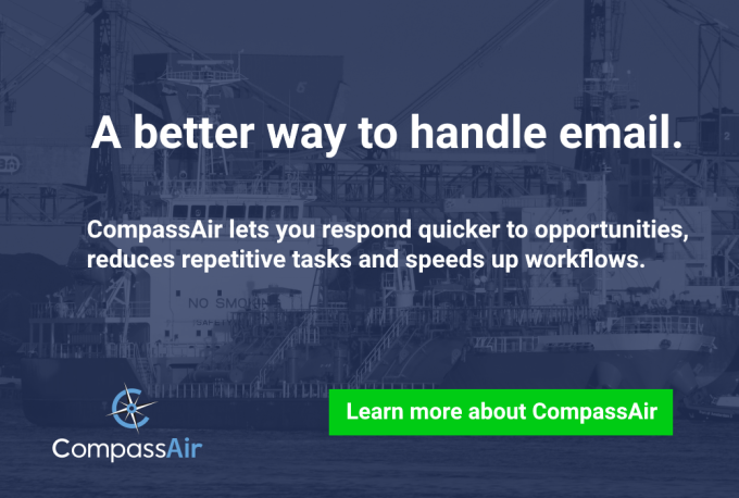CompassAir: optimising workflows &amp; productivity. With maritime being such a competitive market, being better organised &amp; working more efficiently is essential for success, giving you more time to do what you do best.
mycompassair.com
#maritime #shipbrokers #emailsoftware
