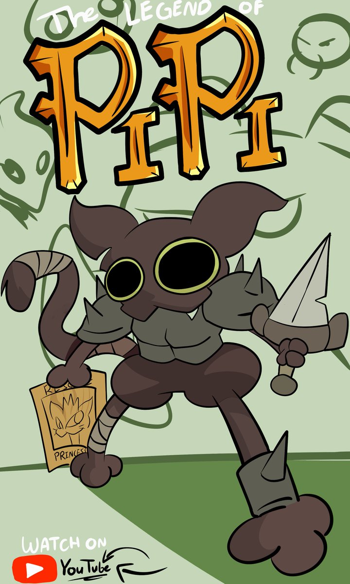 Comickazii's tweet photo. Watched The Legend of Pipi by @PipiFilm team a while  ago, and loved it to bits sm, I MISSED THE TRENDING #PIPISWEEP TOPIC AND IM SO MAD but here's Pipi art poster :) https://t.co/w0BgAt190c