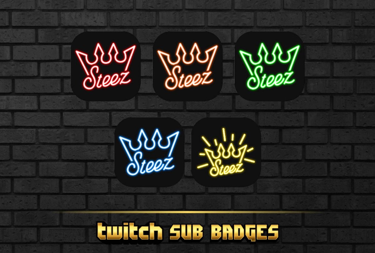 ClarissaBenny's tweet photo. Twitch sub badges by me
Dm for gfx designs
#design #commissionsopen #art #twitchaffiliate #needalogo #emotes #streampackage https://t.co/u7DyiKwzIC