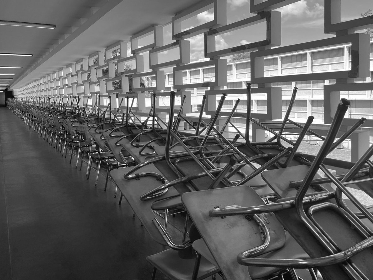 Business Administration and Social Sciences Buildings. University of Puerto Rico. Architect Henry Klumb. Ph: Irma Nuñez, 2021. Source: Research and dissemination project FotoExploratorio #klumb #university #view #interior #visualclues #photo #modernarchitecture #fotoexploratorio