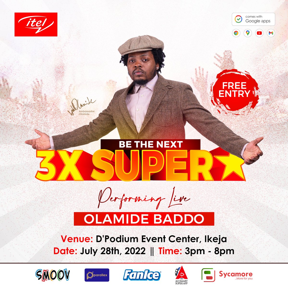 geda_ikara's tweet photo. #The3XSuperstar
#Itelnigeria https://t.co/VRYdLNOdY0