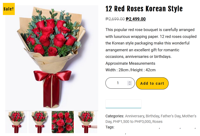 12 Red Roses Korean Style - FLOWERSHOPPH.COM This popular red rose bouquet is carefully arranged with luxurious wrapping paper. flowershopph.com/shop/12-red-ro… #flowershopph1