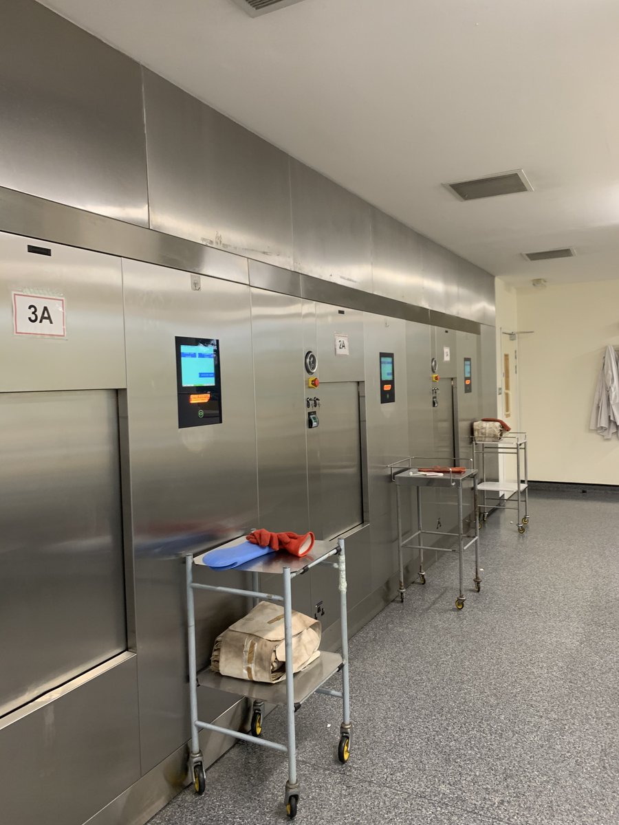One of our departments in E&amp;F is HSDU! (Hospital Sterilisation &amp; Decontamination Unit) 
It's true - the hospital would simply not run without this major department. Each piece of equipment is individually sterilised and assessed in a system which guarantees nothing gets missed.🩺