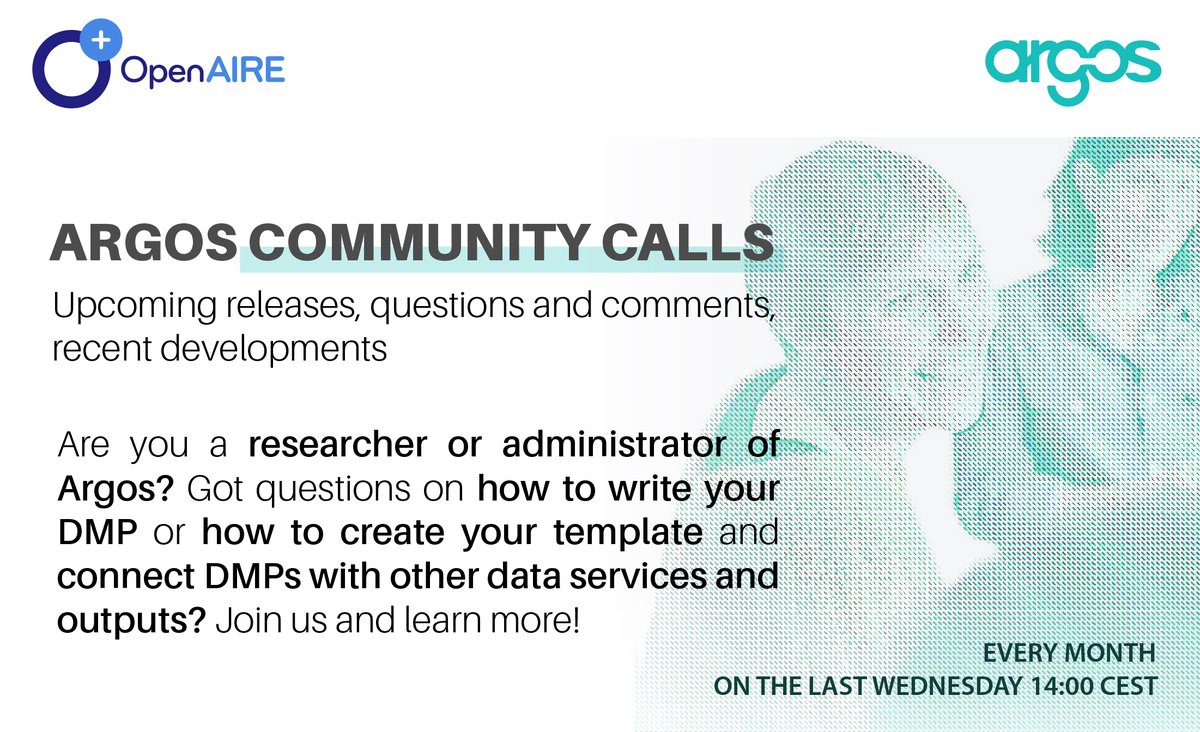 OpenAIRE_eu's tweet photo. July's edition of the #ARGOSCommunity Call (27/07) focuses on all #OpenAIRE_ARGOS users, researchers and admins, to inform them about the latest developments on the .pdf export and discuss further developments before its release. Register and join us : https://t.co/SdlpaSVmFw https://t.co/SWVgZdujl8