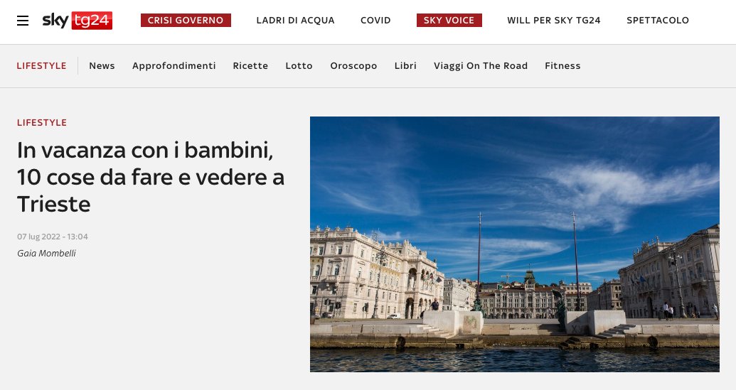 Cose da fare in #vacanza a #Trieste con i #bambini secondo <a href="/gaiamombelli/">gaia mombelli</a> di <a href="/SkyTG24/">Sky tg24</a> 🙂
 
<a href="/AMPMIRAMARE/">AMP MIRAMARE</a> <a href="/museomiramare/">Museo Storico e il Parco del Castello di Miramare</a> <a href="/ComunediTrieste/">Comune di Trieste</a> <a href="/grottagigante/">GrottaGiganteTrieste</a>

➡️tg24.sky.it/lifestyle/2022…