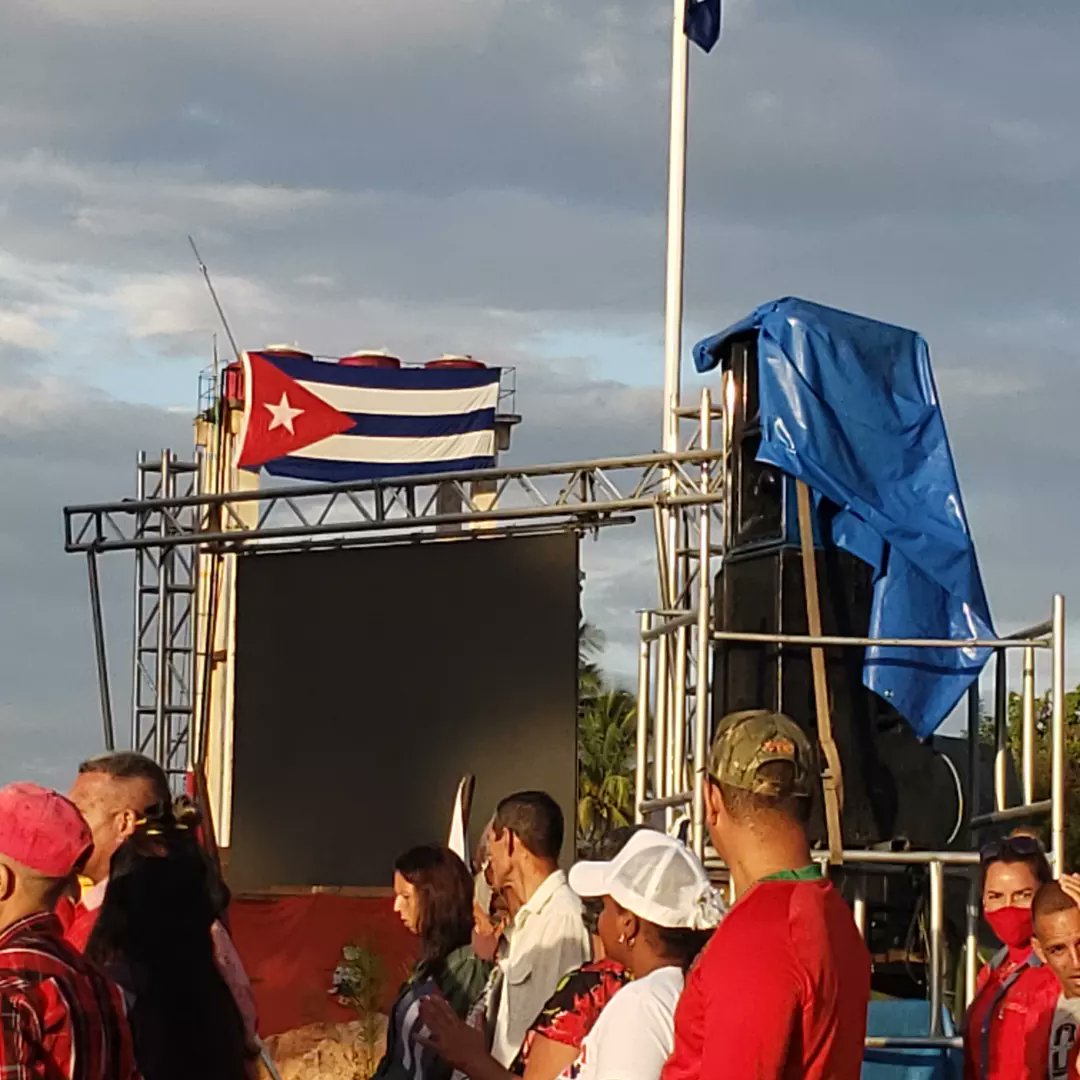 ¡Todo listo en #CubitasEn26 para el inicio del Acto provincial!
#CubaPorLaPaz
#PorCamagüeyTodo 
#SiempreEs26