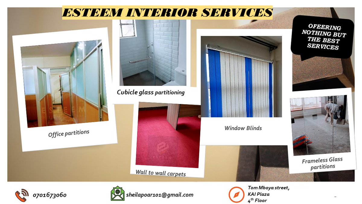 We are renowned for being the best office fit outs and interior design company around Kenya