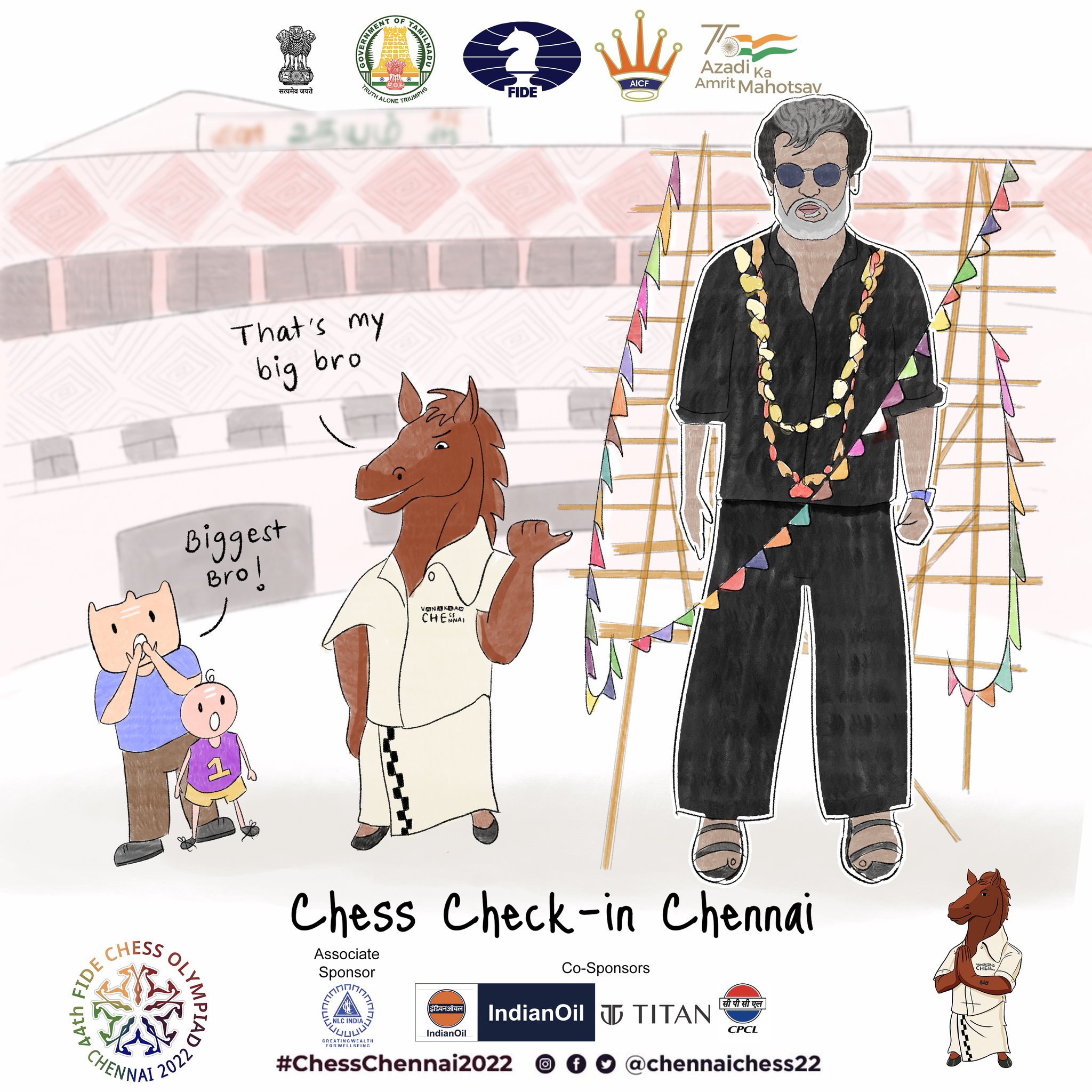 Today the official mascot, logo and hashtag of the FIDE Chess Olympiad 2022  has been unveiled by the Chief Minister of Tamil Nadu M.K.…