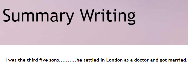 blogsforenglish's tweet photo. #SummaryWriting: I was the third five sons………he settled in London as a doctor and got married.
Read continue: https://t.co/dkpEMZfXel
#Summary #EnglishSummary #WriteaSummary #SummaryWritingforschool #education #english #usa #uk #canada #australia #unitedstates #unitedkingdom https://t.co/3Fklc8Yyjh