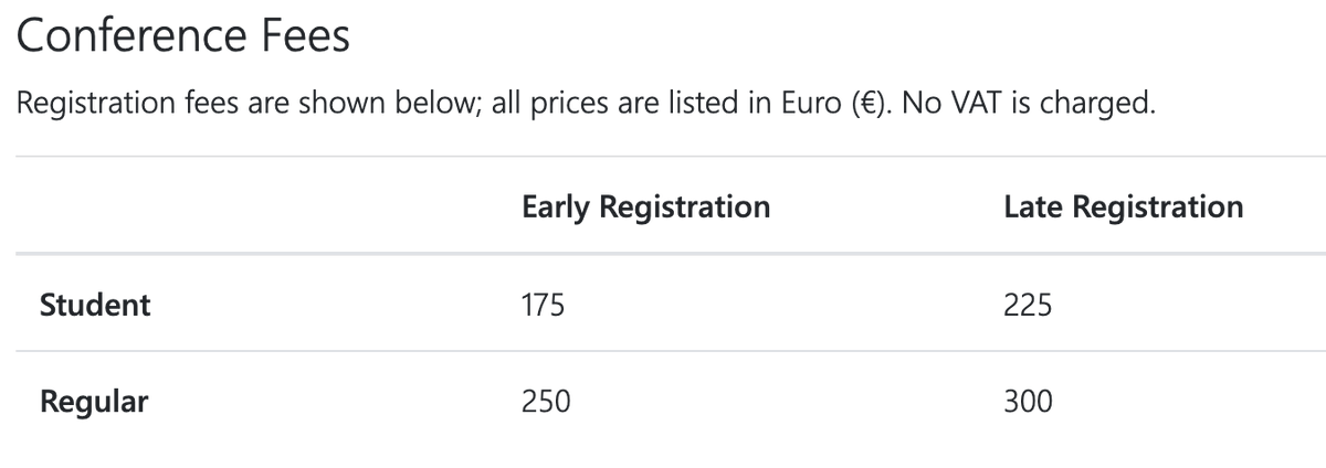 Thanks to the generous sponsoring by <a href="/RaincodeLabs/">RaincodeLabs</a>, <a href="/FWOVlaanderen/">FWO</a>, and <a href="/VUBrussel/">VUB</a>, this year's registration fees are much reduced!

Early registration is until Aug 23.
soft.vub.ac.be/mplr22/registr…

We hope to meet many of you in Brussels to talk VMs, languages, optimizations, etc!
