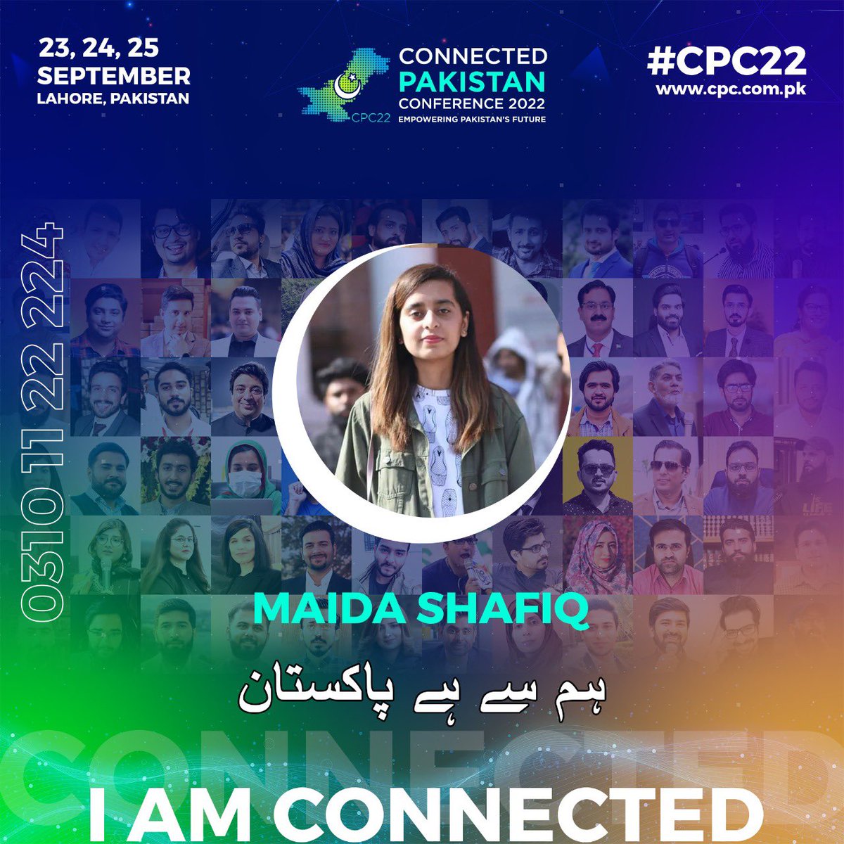maidaa_s2's tweet photo. @ConnectedPak
#CPC22 #ConnectedPakistan #HumSayHaiPakistan https://t.co/zIbB0LIuVG