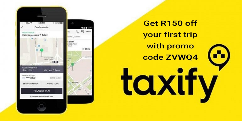 TaxifyPromoCode's tweet image. Get your 1st Bolt (Taxify) ride for FREE with R50 off.  Just add invite code ZVWQ4 before your 1st ride and the free credits are yours.  

.
#stellenbosch #sabc
