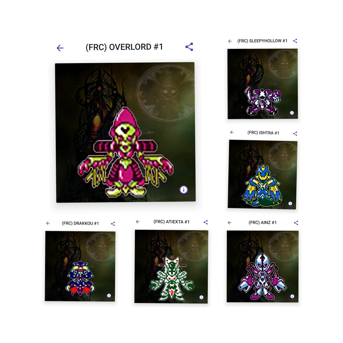 NFToinks's tweet photo. 🚀💵PXLBOT BUNDLE SALE🚀💵
Buy1(CJR) Ophinam & get+2(CJR☯️)
https://t.co/BCYDpk3FYZ
Buy1(RGN) Quilong & get+1(RGN🐲)
Buy1(FRC) Overlord & get+5(FRC😈)
Buy1(Sho) King & get+5 (sho👺)
Buy1(rime) Frostking & get+4 (rime❄)
#NFTs #PXLBot #Enjin https://t.co/Yw8hyOBBwt