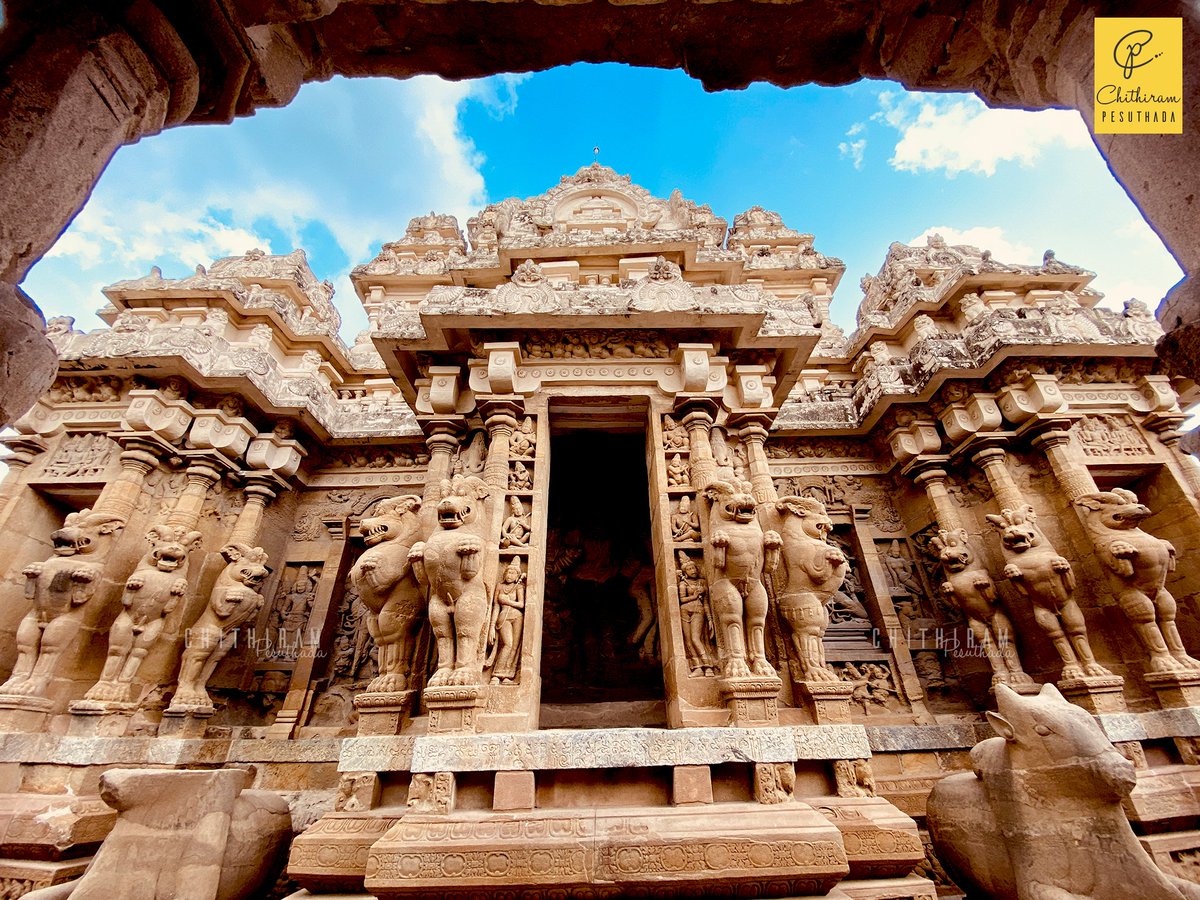 ChithiramPesu's tweet photo. #கைலாசநாதர் கோயில், #காஞ்சிபுரம் | #Kailasanathar Temple, #Kanchipuram.
ராஜசிம்ம பல்லவர் விண்ணை முட்டும் இக்கோயில் விமானத்தை 'அதிமானம்' என்கிறார் அதாவது அதிஅற்புதம் என்கிறார்.
#chithirampesuthada #templesofkanchi #templesoftamilnadu #templesofsouthindia #incredibletemples https://t.co/1dpMryNZ0N