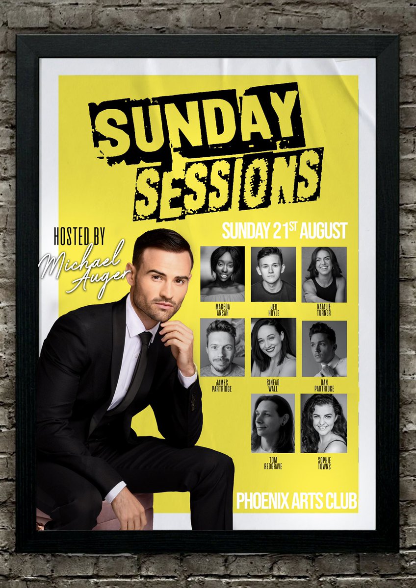SUNDAY SESSIONS IS BACK!! 🥳 Join me & 8 incredible guests for a celebration of Sunday Sessions on Sunday 21st August at 4pm at the @phoenixartsclub 😁 Get your tickets here: phoenixartsclub.com/shows/sunday-s… Can’t wait to see you all there 🥰