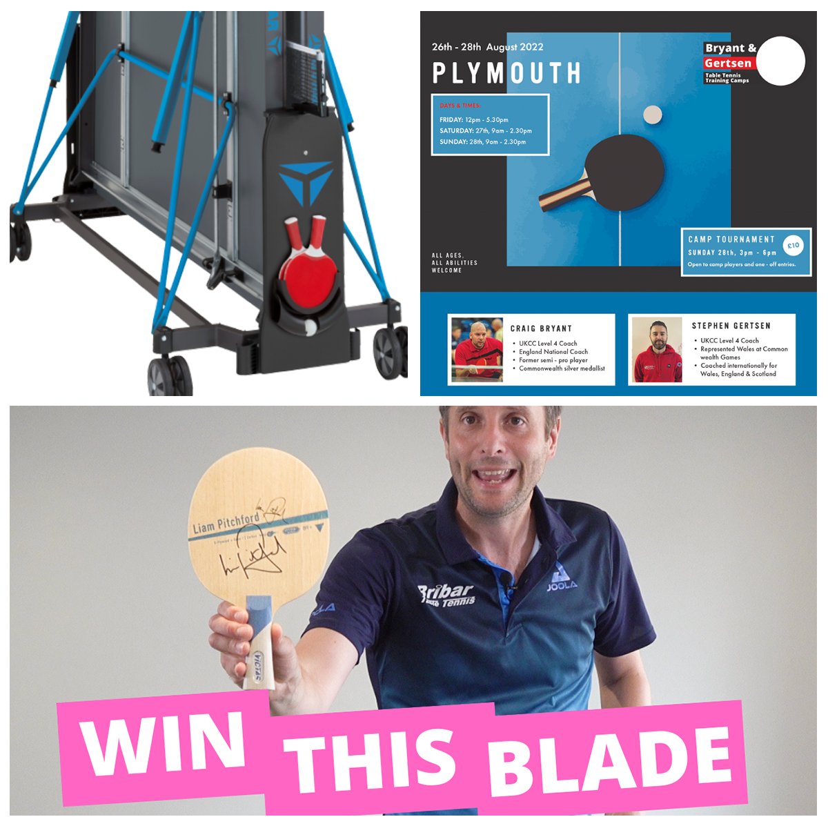 *****Newsletter Alert – July Edition!*****🏓
mailchi.mp/bribartt/july22
Our latest issue has a <a href="/liampitchford/">Liam Pitchford</a> Competition, the latest Outdoor Leisure Tables from <a href="/TIBHAR_TT/">TIBHAR</a> plus there’s 2 great Training options this summer!

@TableTennisTom <a href="/topedgett/">Top Edge TT</a> <a href="/GertsenTT/">Stephen Gertsen</a>