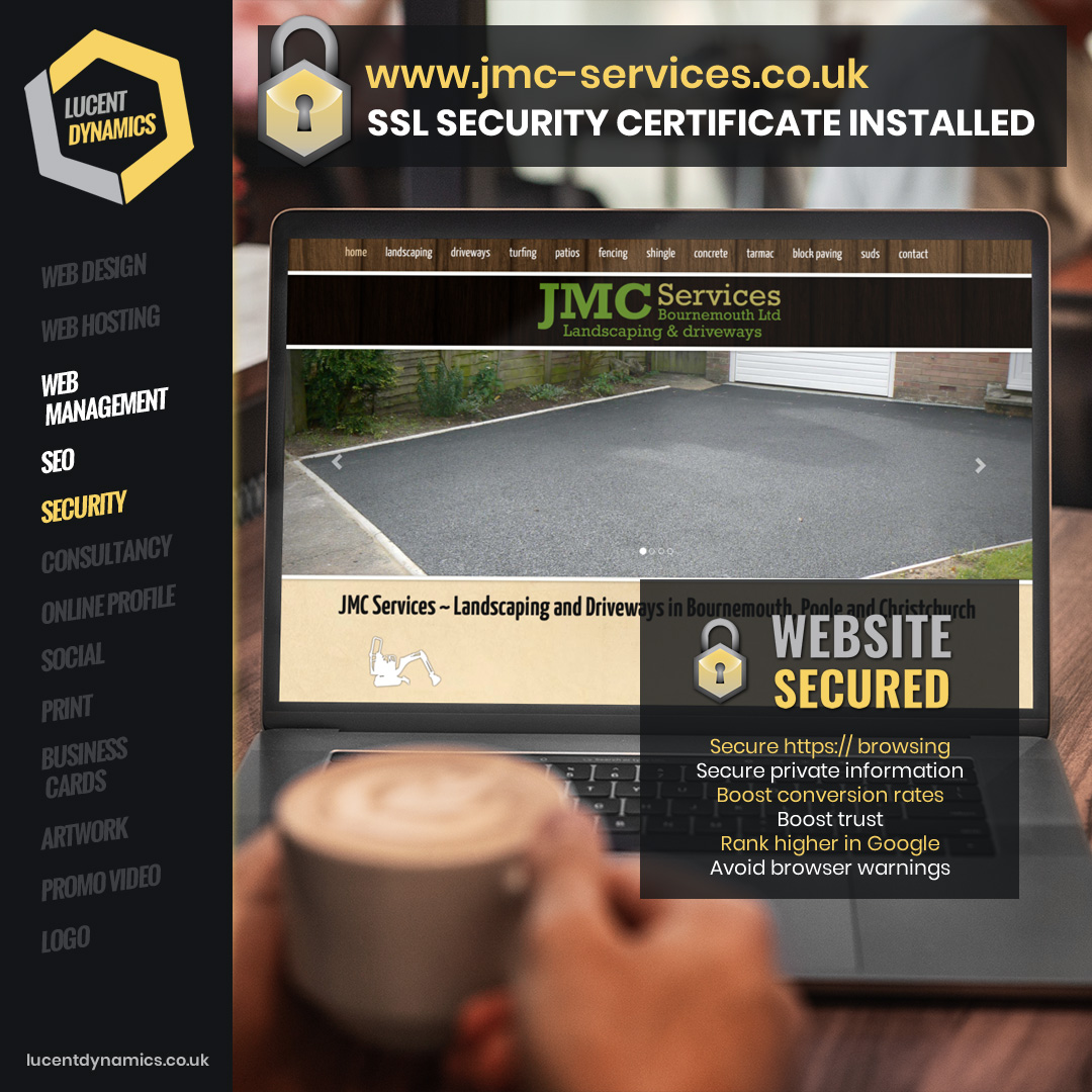 lucentdynamics's tweet photo. https://t.co/Ysv1gRRYNs website has been secured with SSL certification.

The website displays a padlock in the browser address bar instead of the 'not secure' message.

For help with your website please E-mail info@lucentdynamics.co.uk https://t.co/kVl1VZBJkf
