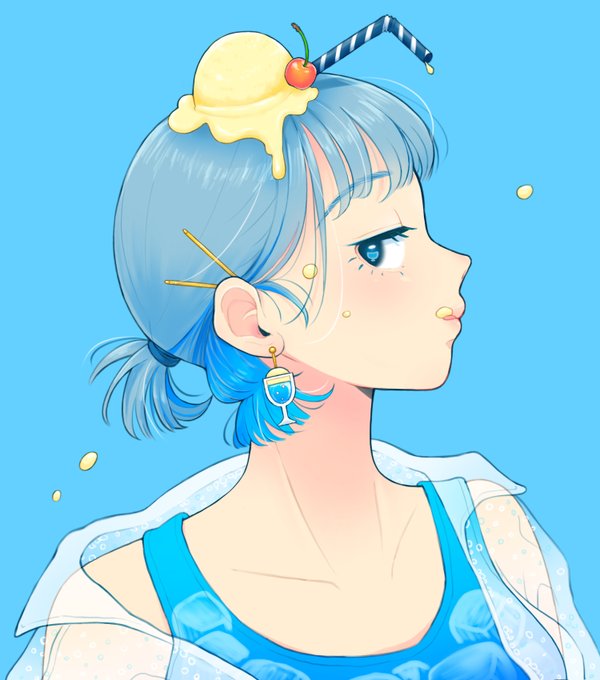 ブルーハワイのtwitterイラスト検索結果