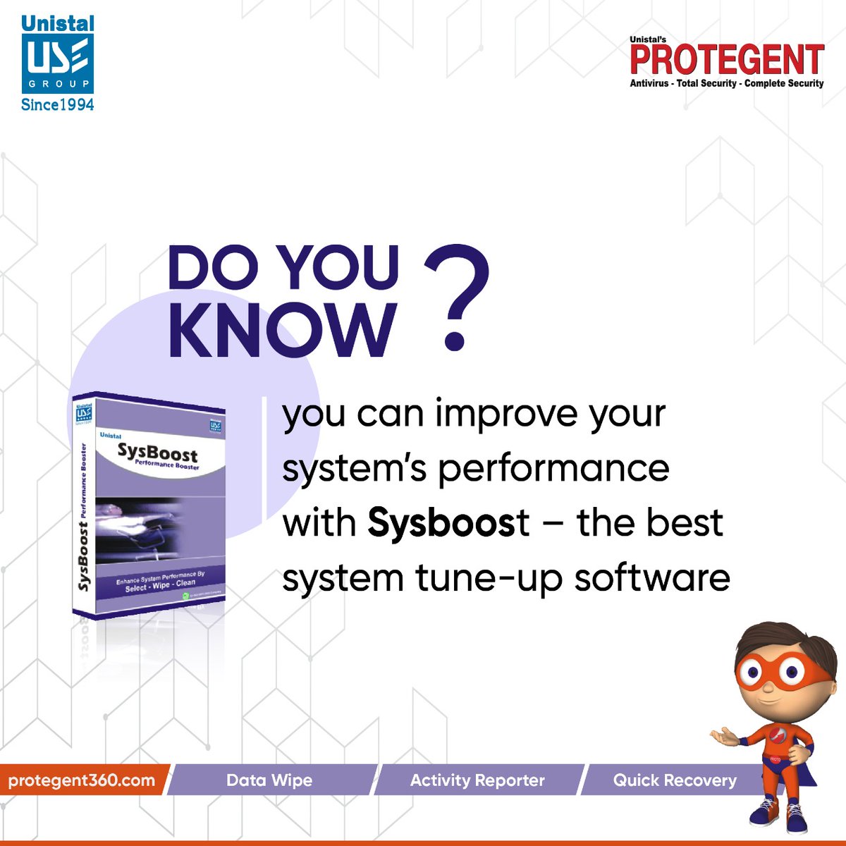 UnistalGlobal's tweet image. Download SysBoost: bit.ly/3I8pKUN

#SysBoost #SysBoostSoftware #TuneUpSoftware #EnhancePerformance #DeleteJunkFiles #DeleteJunkFolder #DeleteTemporaryRegistries #OptimizeSystem #OptimizePerformance