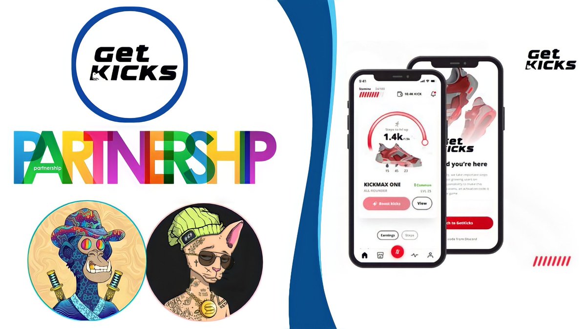 ⚔️Partnership With @GetKicks_io  

🎟️ Giveway -
150 Access Code ( Earn Free Token Without having Nft - Daily Earning) 

To Enter - 
1⃣ Follow @Akatsuki_0899 🔔 &amp; @GetKicks_io
2⃣ ❤️, RT &amp; Tag your friends
3️⃣ Finish Gleam Task 👉wn.nr/4fC8Rc

⏰30 July 
#Airdrop #Giveway