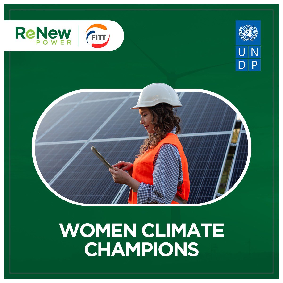 shokonoda's tweet photo. Supporting our women climate entrepreneurs 👩🏾‍💻 👷🏽‍♀️!

Met 6 inspiring entrepreneurs from the 1st cohort of Women Climate Champions Prog by @UNDP🇮🇳, @ReNew_Power &amp; @fitt_iitd w/ @vnigamsinha &amp; Dr. Anil Wali frm @fitt_iitd.

Such p'ships are imp for gender-inclusive #ClimateAction🌏. https://t.co/af9ZPaTC2R
