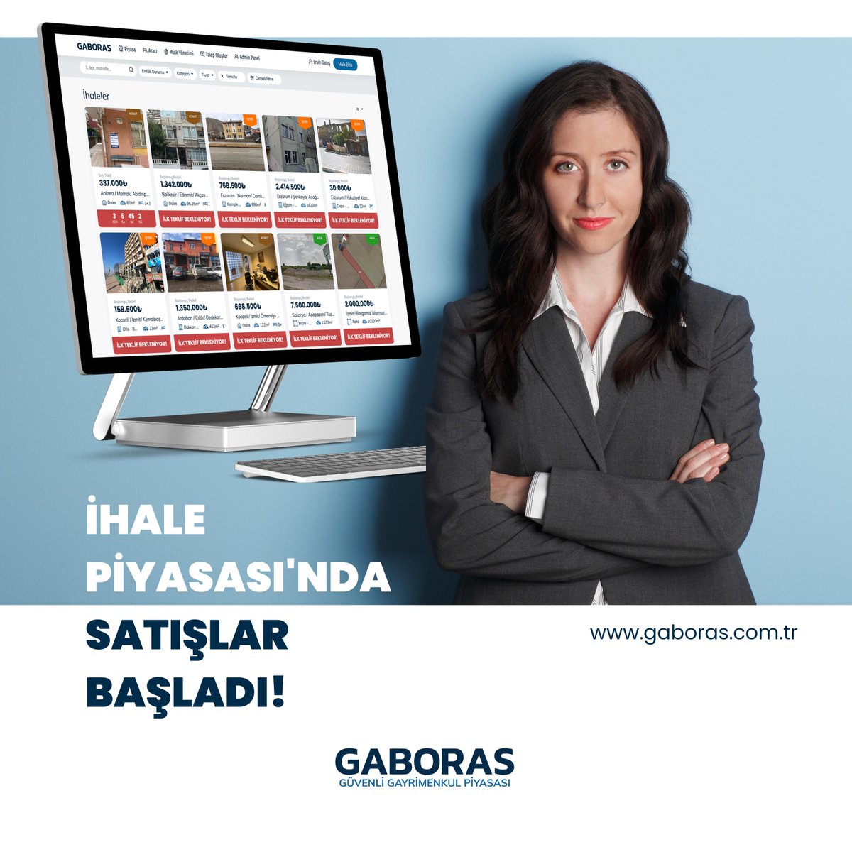 gaborascomtr's tweet photo. Türkiye'nin birçok ilinde bulunan taşınmazlar, teknik özellikleri ve cazip fiyatlarıyla yatırımcılar için büyük fırsat sunuyor.
Hemen İhale Piyasası'nı ziyaret ederek, güncel ihale ilanlarına göz at. Bu fırsatı kaçırma! https://t.co/bPshFzZQon
#gaboras #gayrimenkul #emlak https://t.co/uj44IhxGMK