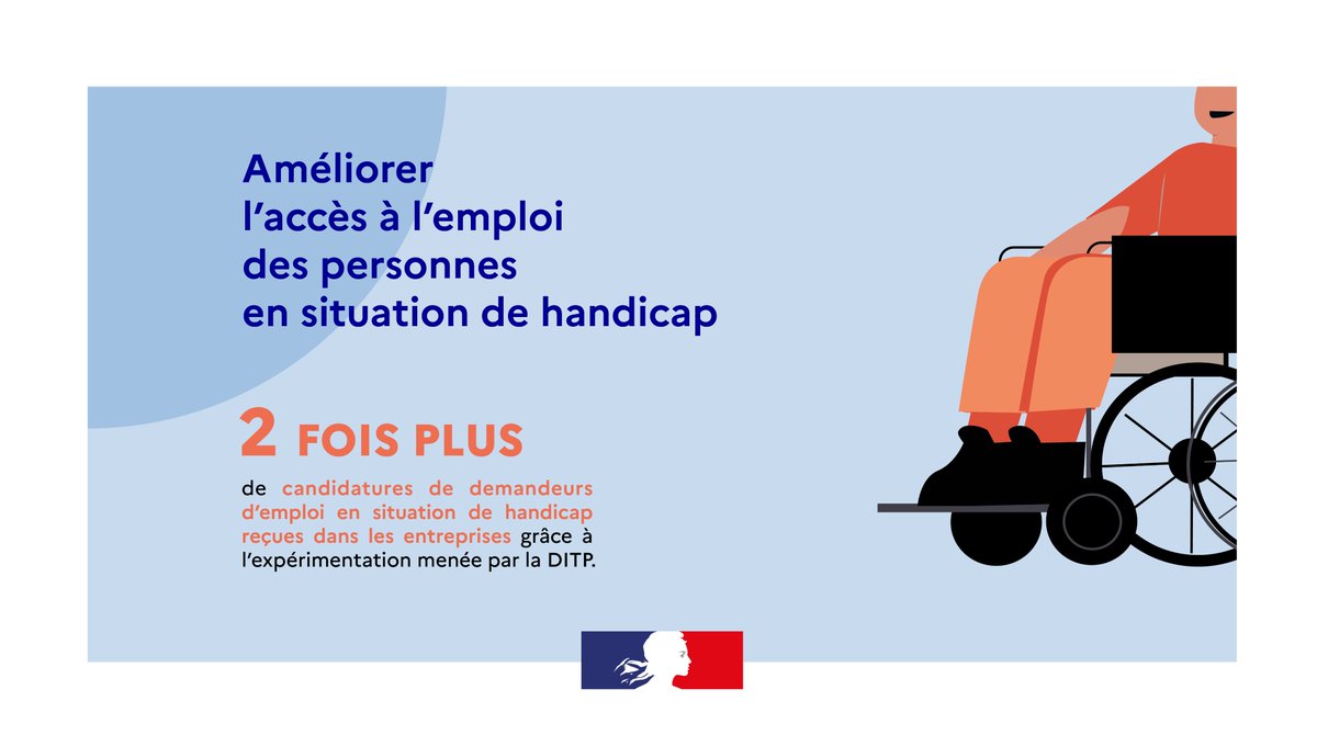 Améliorer l’accès à l’emploi des personnes en situation de handicap : création d’un label entreprise « handi-bienveillante » dans le cadre d’une expérimentation menée par l’équipe sciences comportementales de la <a href="/_DITP/">Transformation publique</a> avec @pole_emploi👉bit.ly/3Pm7N8L #Emploi #Handicap