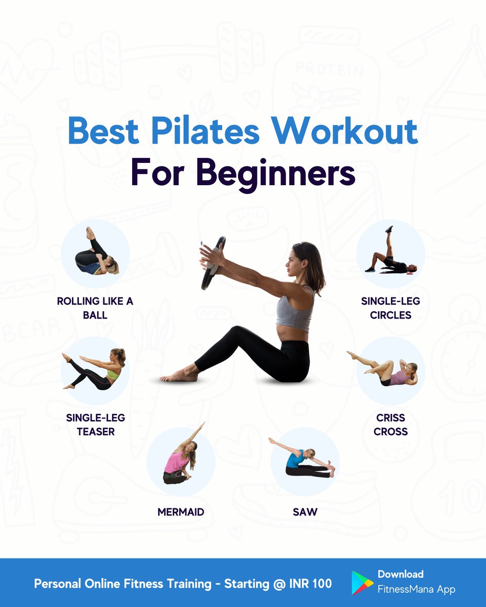 Try these Six Easy Pilates Workouts for a Quick Core Workout for Beginners🔥💪

📌Book a Free Trial👉bit.ly/3zL3KvD

#pilatesworkout #coreworkout #athomeworkouts #bodyweightworkout #pilatesonline #pilatesteacher #pilatestrainer #pilatesfitness #FitnessMana #fitness