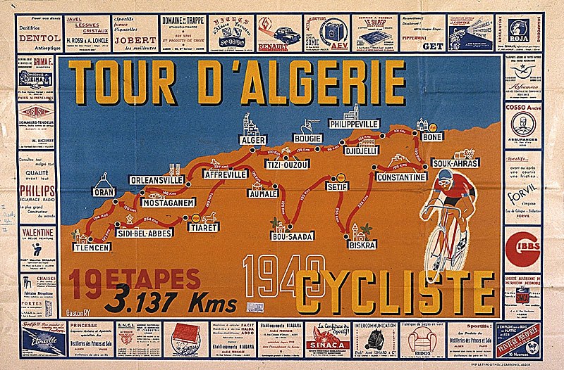 Tour d'Algérie 1949 (3.137 km)