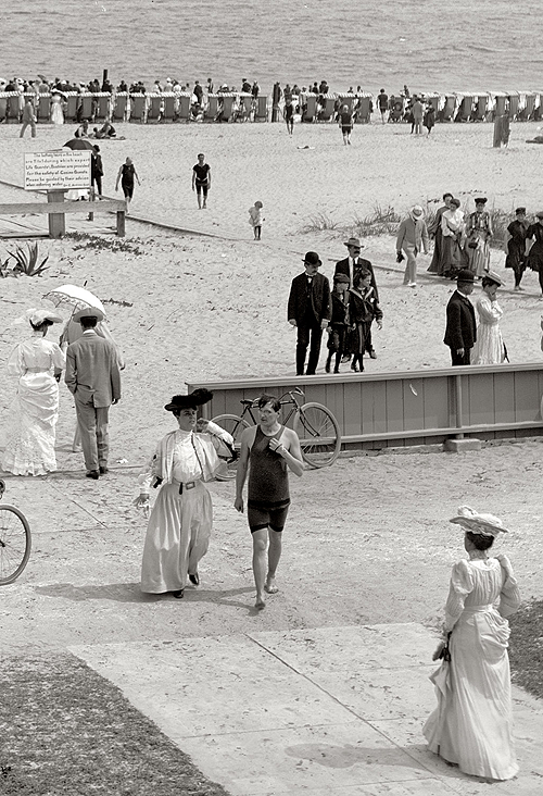 Palm Beach, Florida. Photographed in 1905.