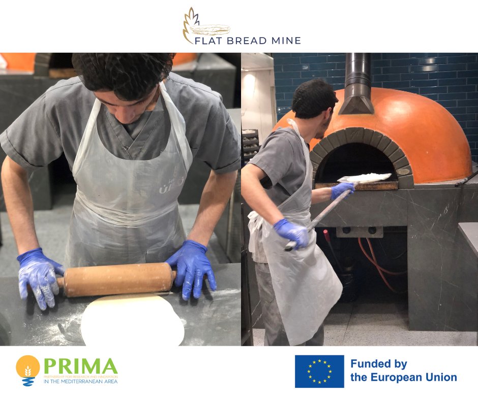 Flat_Bread_Mine's tweet photo. A glimpse from FLAT BREAD MINE 1st Plenary Meeting in Amman, Jordan.
Ready to serve one layered traditional flat bread.
This project is part of the PRIMA Program supported by the European Union.
#flatbreadmine #flatbread #primaproject #euproject #flatbreadtechnology #fbm https://t.co/SnzeooNIeP