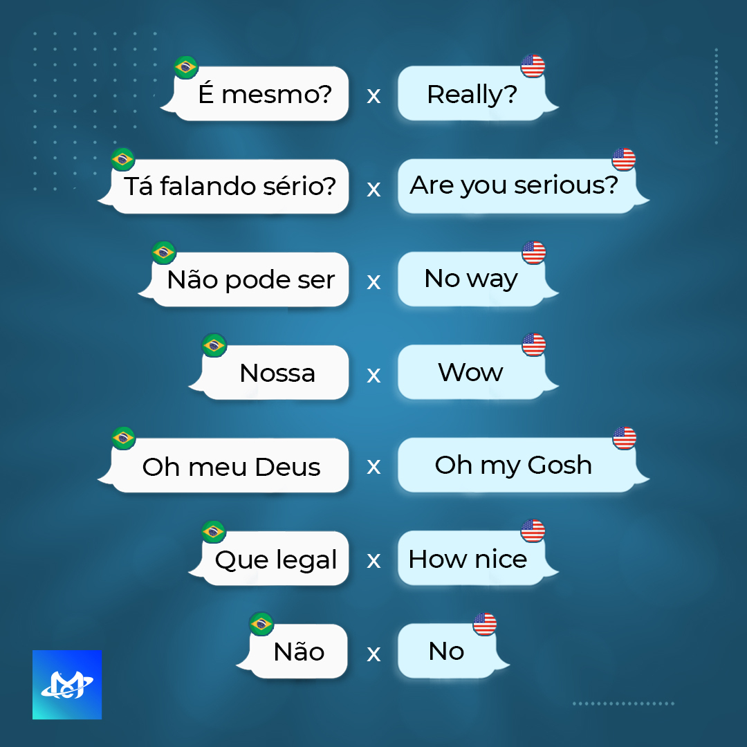 microcamp's tweet image. Surpresa 😮 
Traduzimos algumas frases utilizadas nas emoções !

Na Microcamp você aprende inglês de forma facial e rápido ,que tal conhecer nosso curso de inglês?