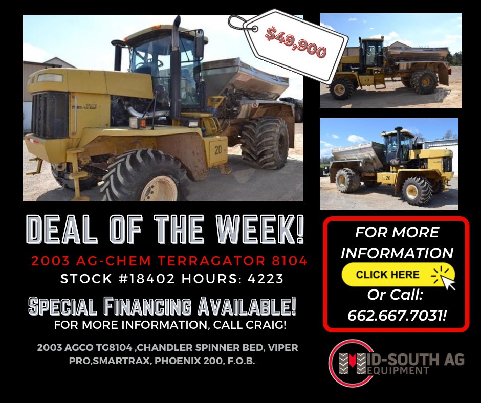 MidRbr's tweet image. Happy Monday! Who needs this one? #dealoftheweek #farmequipment #farmequipmentforsale @herring_craig @JeffBur63943682