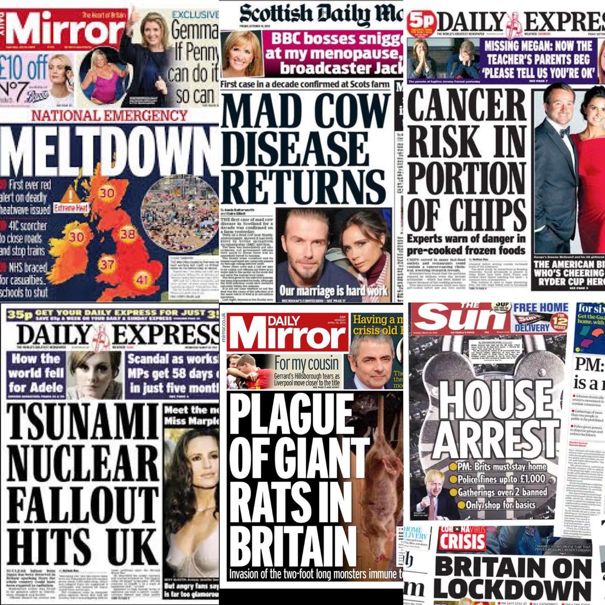 JamesMelville's tweet photo. Where does all the fear come from? Just pop down to your local newsagents and buy some fear. https://t.co/O4XP8Ax2Uo