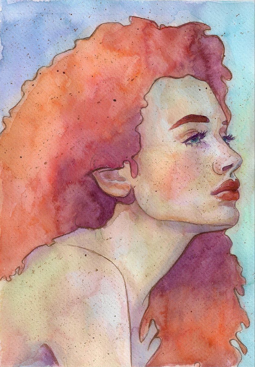 Beautiful gingerhead. Watercolor portrait.

Good day to everyone 🥰🥰🥰

#watercolorportrait #watercolorportraits #watercolor #watercolors #watercolour #watercolourportrait #beautifulportrait #womaninart #artistsontwitter #ArtistOnTwitter #artfam